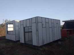 高铁站钢结构值班岗亭施工案_轻质材料_轻质墙体材料_隔音防火墙板-恒行5