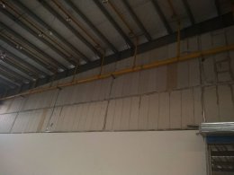 奓山工地防火墙工程_轻质材料_轻质墙体材料_隔音防火墙板-恒行5