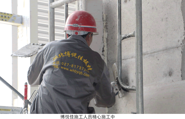 轻质隔墙板施工 博悦佳轻质隔墙板施工中